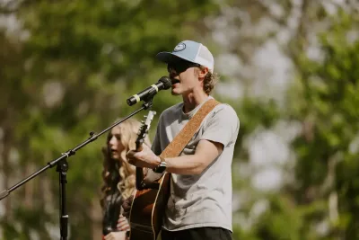 Musician at Three Rivers Arts Festival